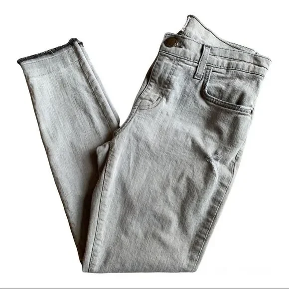 Current/Elliott The Stiletto Dillon Released Hem Jean Gray Size 28 - Picture 8 of 15